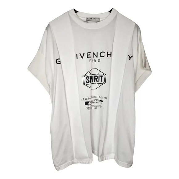 Givenchy Spirit Graphic White T-Shirt - Picture 1 of 7